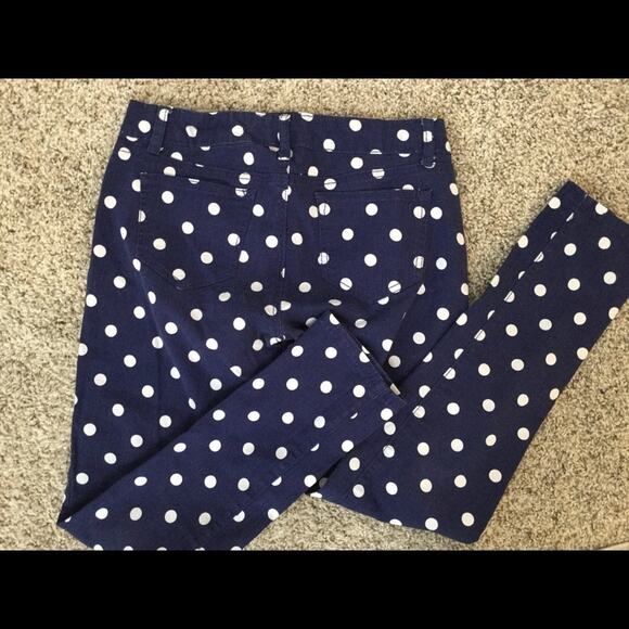 JEGGINGS navy and white polka dot Medium - Picture 5 of 5